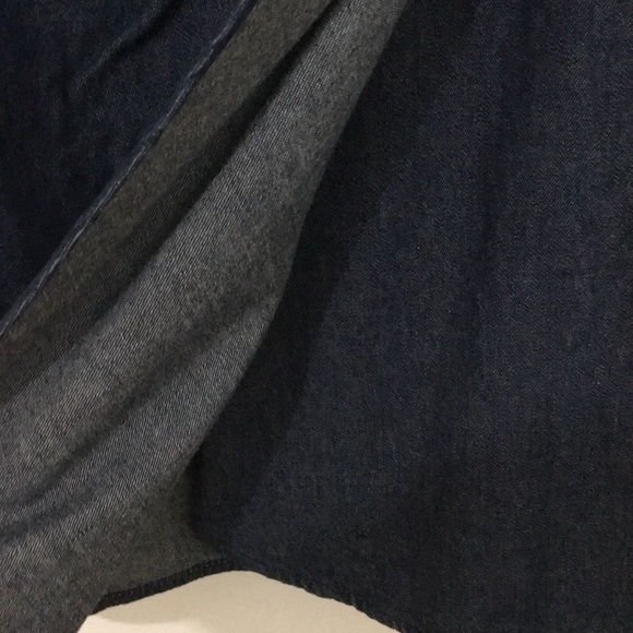 Strapless Dark Denim Dress - Picture 5 of 7